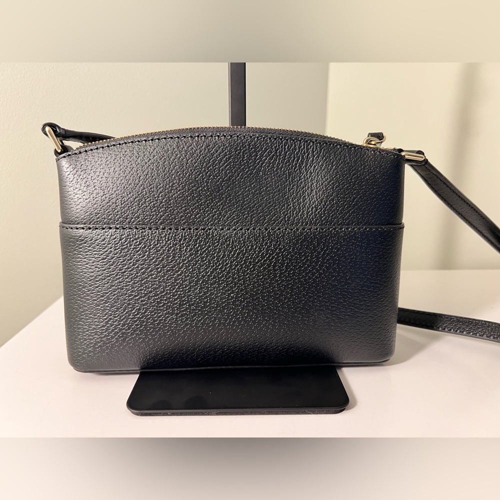 Kate Spade ♠️ Black Leather Crossbody Bag - Picture 4 of 12